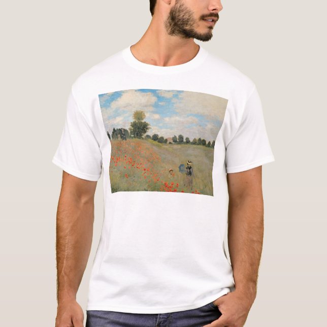 Camiseta Amapolas salvajes de Claude Monet el |, cerca de (Anverso)