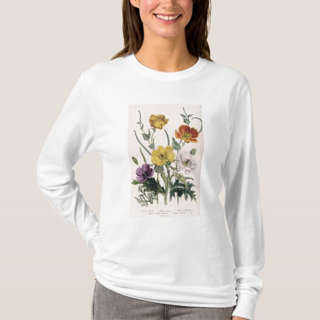 Camiseta Amapolas y anémonas (Anverso)