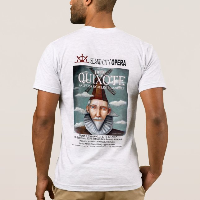 Camiseta AmApparelBasicMens Don Quijote (Reverso)