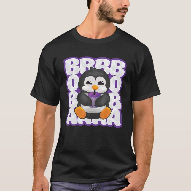 Camiseta Amar a Anime Boba Bubble Tea Bebe Cute Kawaii Chub (Anverso)