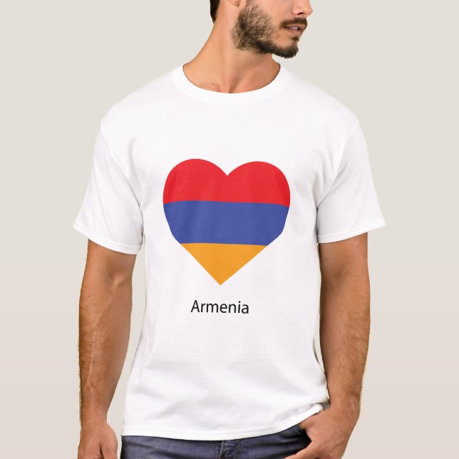 Camiseta Amar a Armenia (Anverso)