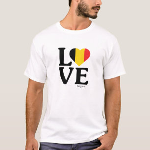 Camiseta Amar a Bélgica