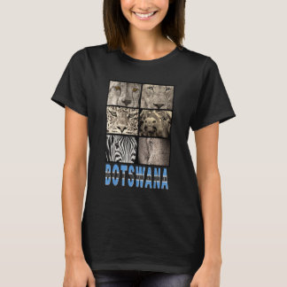 Camiseta Amar a Botswana amar la vida salvaje para la vida 
