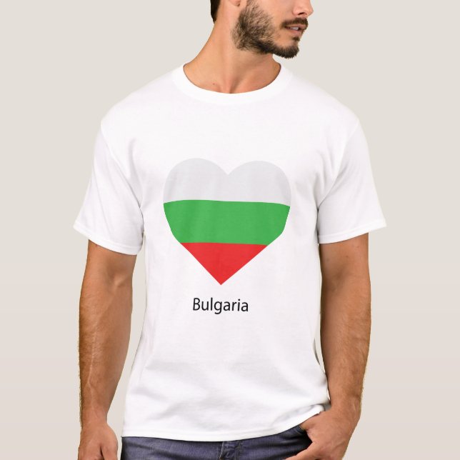 Camiseta Amar a Bulgaria (Anverso)