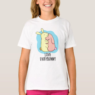 Camiseta Amar a cada conejito divertido Conejo Pun