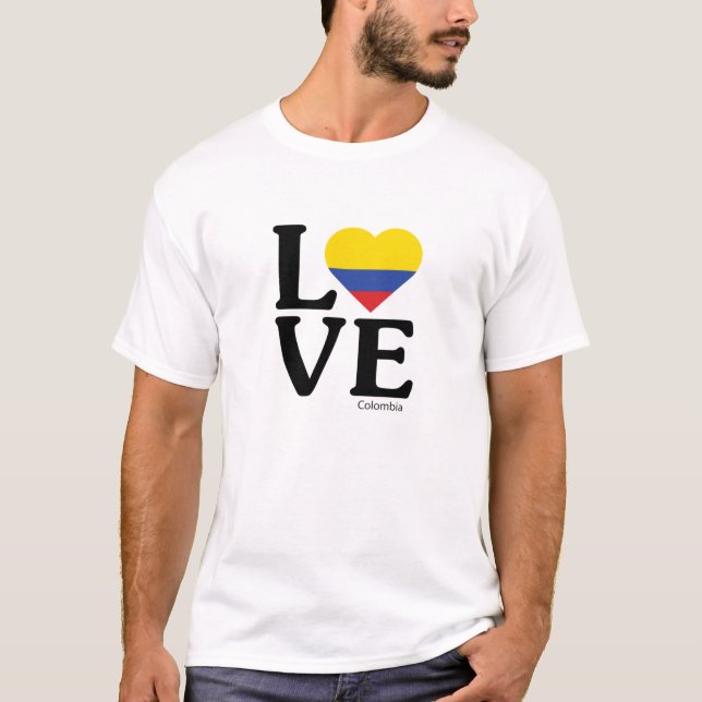 Camiseta Amar a Colombia (Anverso)
