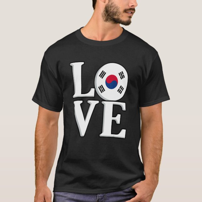 Camiseta Amar a Corea del Sur (Anverso)