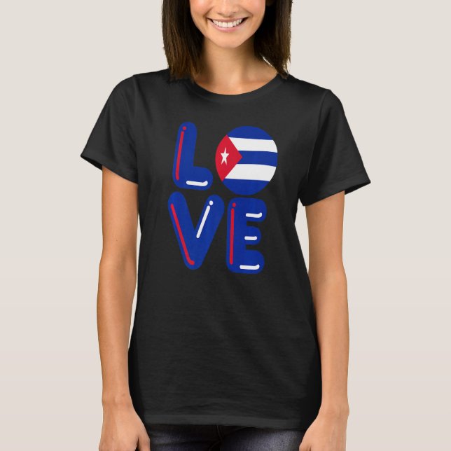 Camiseta AMAR A Cuba (Anverso)