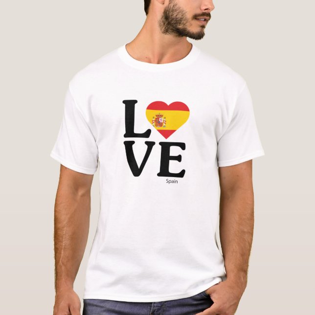 Camiseta Amar a España (Anverso)
