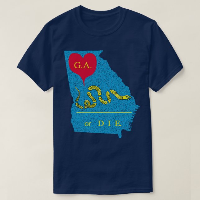 Camiseta Amar a Georgia o morir (Diseño del anverso)