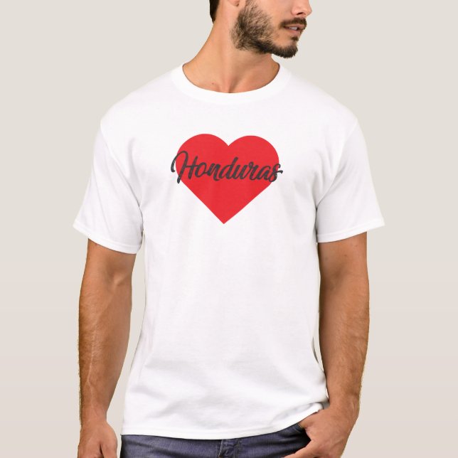 Camiseta Amar a Honduras (Anverso)