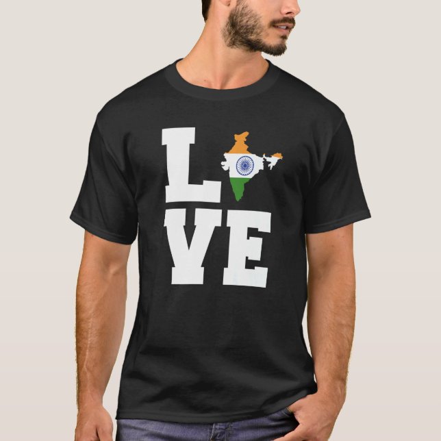 Camiseta Amar a India (Anverso)