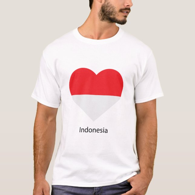 Camiseta Amar a Indonesia (Anverso)