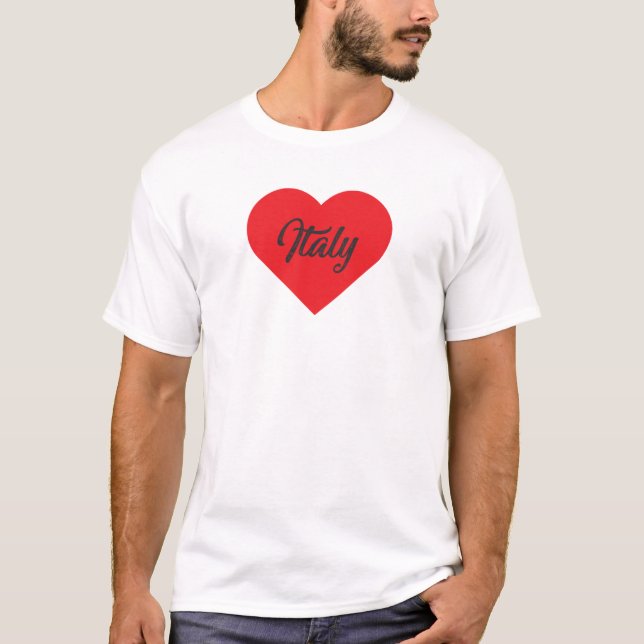 Camiseta Amar a Italia (Anverso)