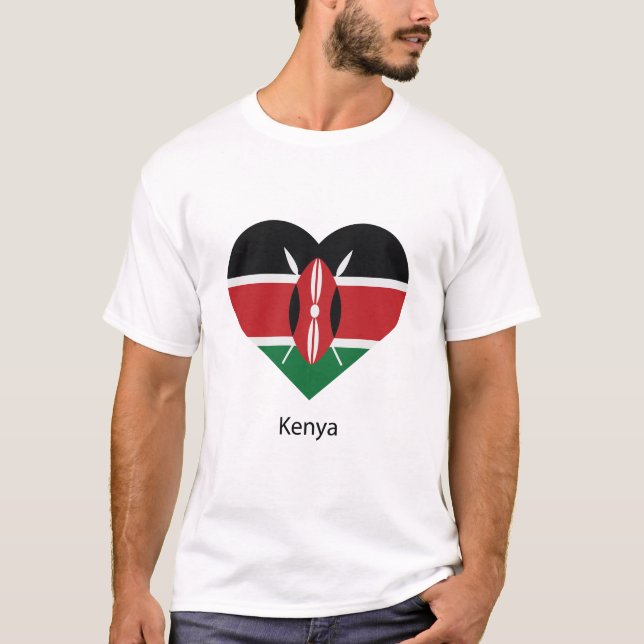Camiseta Amar a Kenia (Anverso)