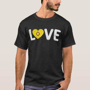 Camiseta Amar A La Bandera Intersex Bandera Heart Lgbt Gay