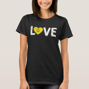 Camiseta Amar A La Bandera Intersex Bandera Heart Lgbt Gay
