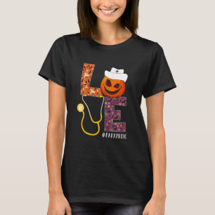 Camiseta Amar a la enfermera paramédica Enfermera de la vid