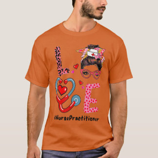 Camiseta Amar a la enfermera practicante Día de San Valentí