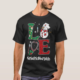 Camiseta AMAR a la familia de Navidades de enfermeras geriá