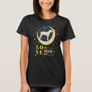 Camiseta Amar A La Luna A La Caña De Mastiff Italiana