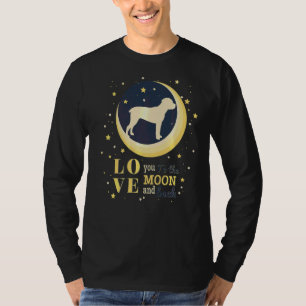 Camiseta Amar A La Luna A La Caña De Mastiff Italiana