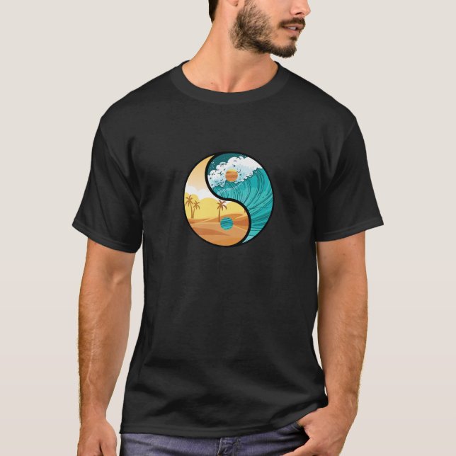 Camiseta Amar a la Madre Tierra Yin Yang Salvar al Planeta  (Anverso)
