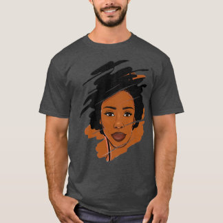 Camiseta Amar a la mujer africana turbante La belleza afric
