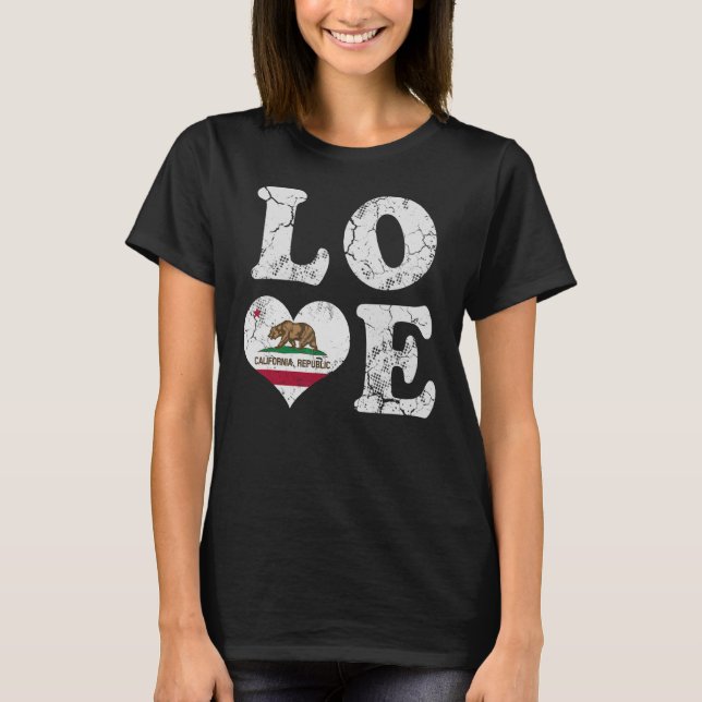 Camiseta Amar a la República de California (Anverso)