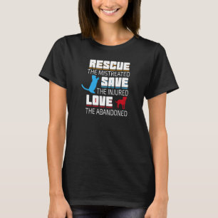 Camiseta Amar A Los Abandonados Salven El Rescate Herido De