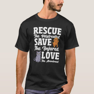 Camiseta Amar A Los Abandonados Salven El Rescate Herido De