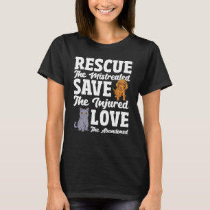 Camiseta Amar A Los Abandonados Salven El Rescate Herido De