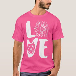 Camiseta Amar a los amantes de los perros de Pitbull, a la 