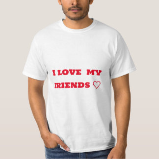 Camiseta Amar a los amigos ❤️ ❤️ ❤️