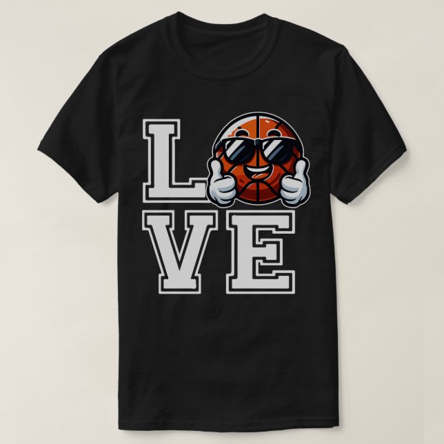 Camiseta AMAR A Los Botes De Baloncesto Arriba (Diseño del anverso)