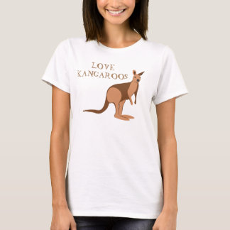 Camiseta Amar a los canguros como animales australianos