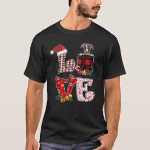 Camiseta Amar a los Navidades con manchas de bolsillos y ma