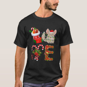 Camiseta Amar a los Navidades de Chinchilla ilumina a los d