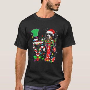 Camiseta Amar a los Navidades de Perro de Montaña de Berna