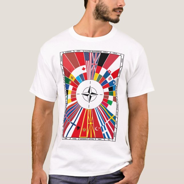 Camiseta Amar a los países de la OTAN, con la OTAN (Anverso)