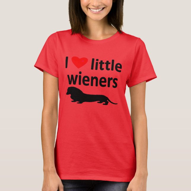 CAMISETA AMAR A LOS PEQUEÑOS WIENERS TEE (Anverso)
