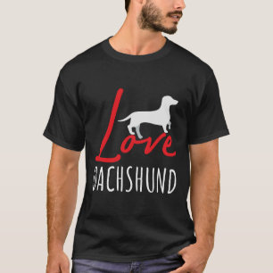 Camiseta Amar a los perros favoritos Dachshund Dachshund Lo