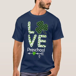 Camiseta Amar a los profesores de guardería de preescolar S