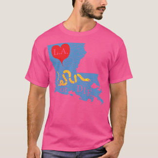 Camiseta Amar a Louisiana o a DIE