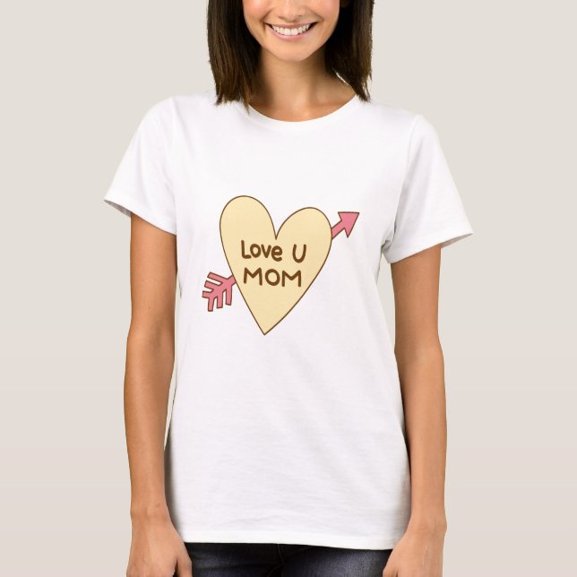 Camiseta Amar a mamá (Anverso)