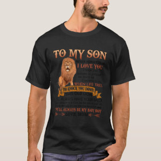 Camiseta Amar A Mamá León A Mi Hijo Nunca Olvidé Que Amo