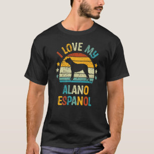 Camiseta Amar A Mi Alano Espanol O Al Perro Bulldog Español