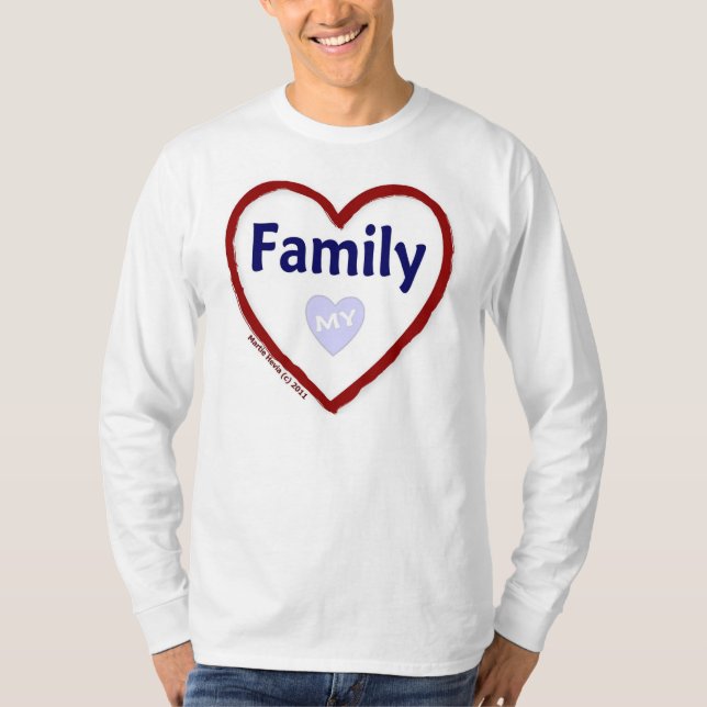 Camiseta Amar a mi familia (Anverso)