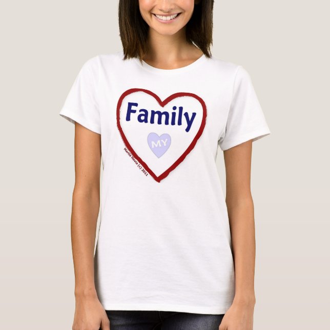 Camiseta Amar a mi familia (Anverso)