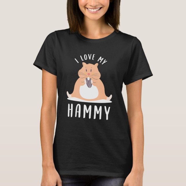 Camiseta Amar a mi Hamster (Anverso)